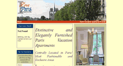 Desktop Screenshot of iloveparisapartments.com
